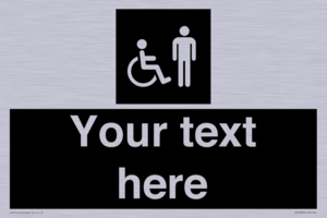 Custom information: black panel disabled and male